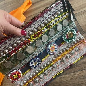 Colorful Beaded Clutch